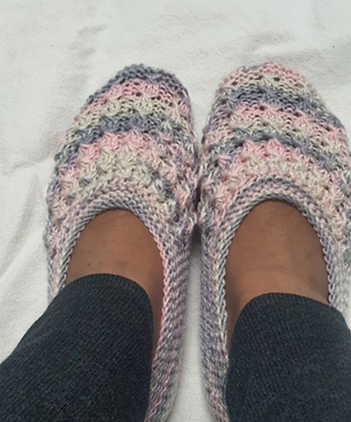 Beautiful Hand Knitted Socks in Mixture Wool