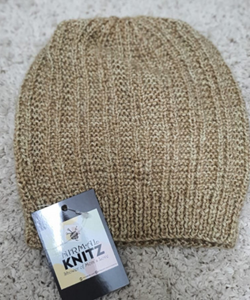 Hand Knitted Brown CAP