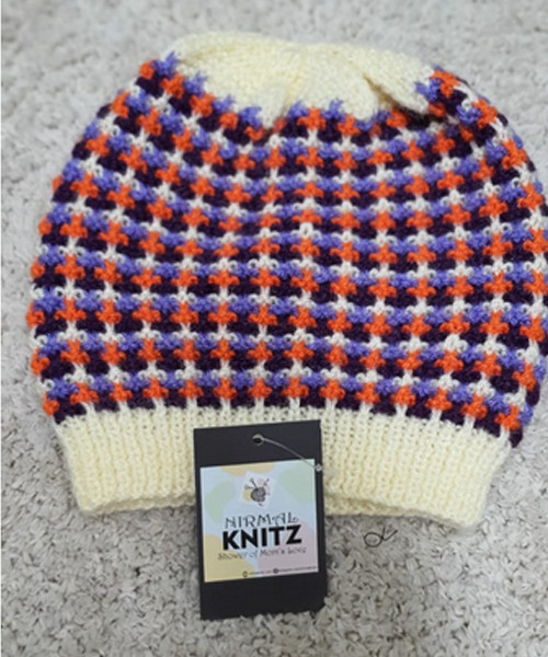 Multicolored Charming Woolen CAP