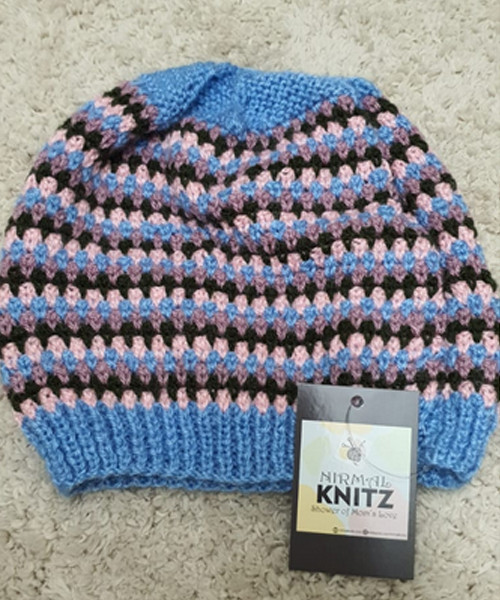 CAP in Color Combo BLUE, PINK, BLACK